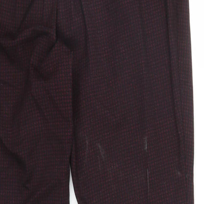 Womens UK Size 16 Debenhams Regular Fit Pedal Pusher Purple Trousers