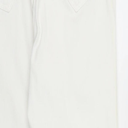 NEXT Womens White  Denim Skinny Jeans Size 12 L27 in