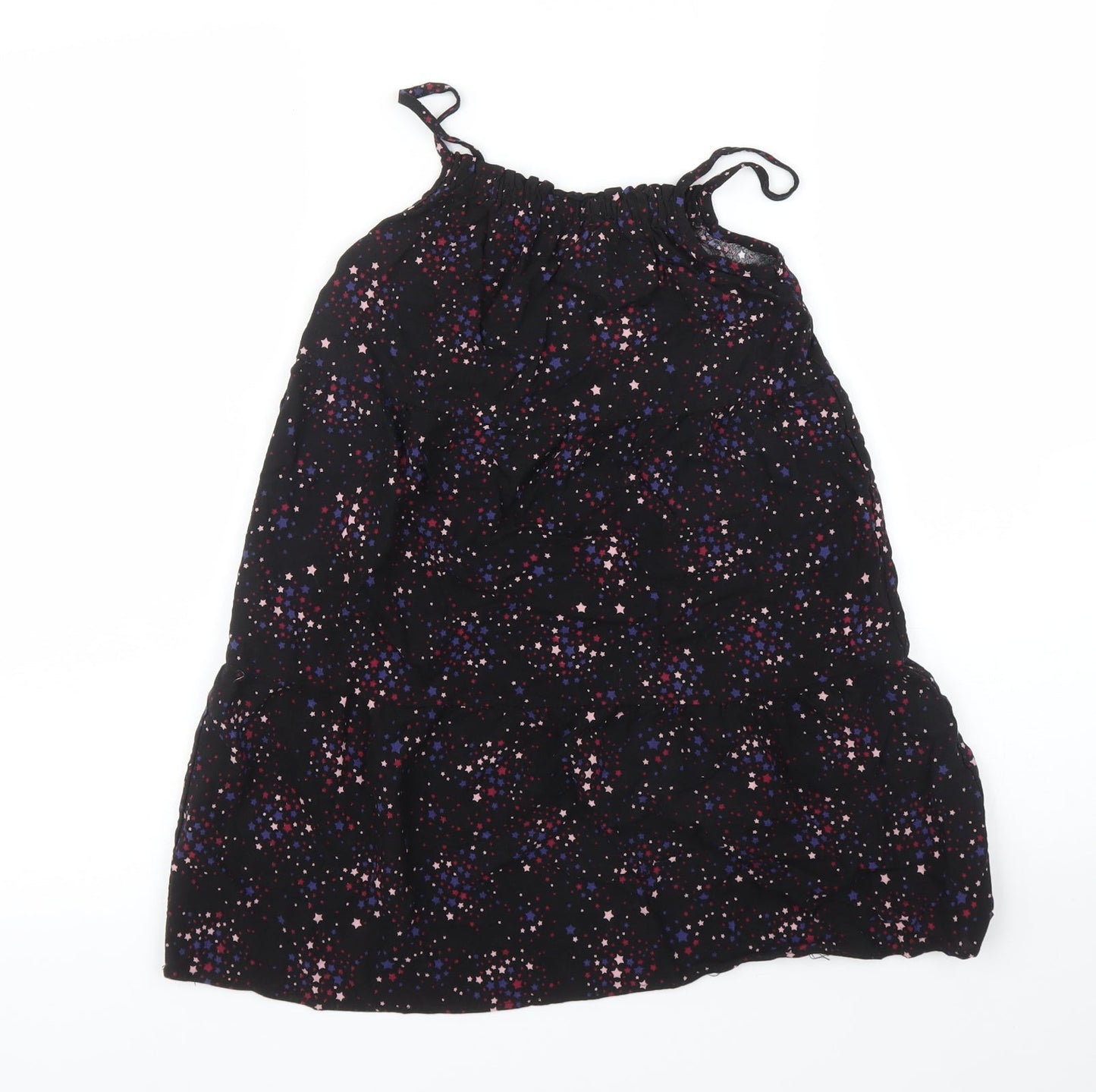 Nutmeg Girls Black   Camisole T-Shirt Size 8 Years