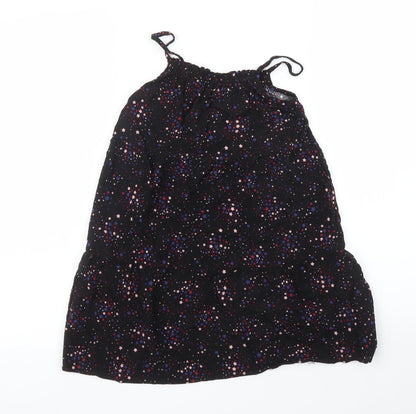 Nutmeg Girls Black   Camisole T-Shirt Size 8 Years