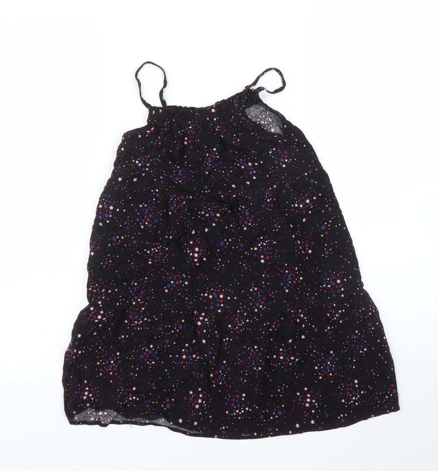 Nutmeg Girls Black   Camisole T-Shirt Size 8 Years