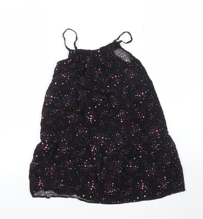 Nutmeg Girls Black   Camisole T-Shirt Size 8 Years