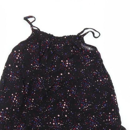 Nutmeg Girls Black   Camisole T-Shirt Size 8 Years