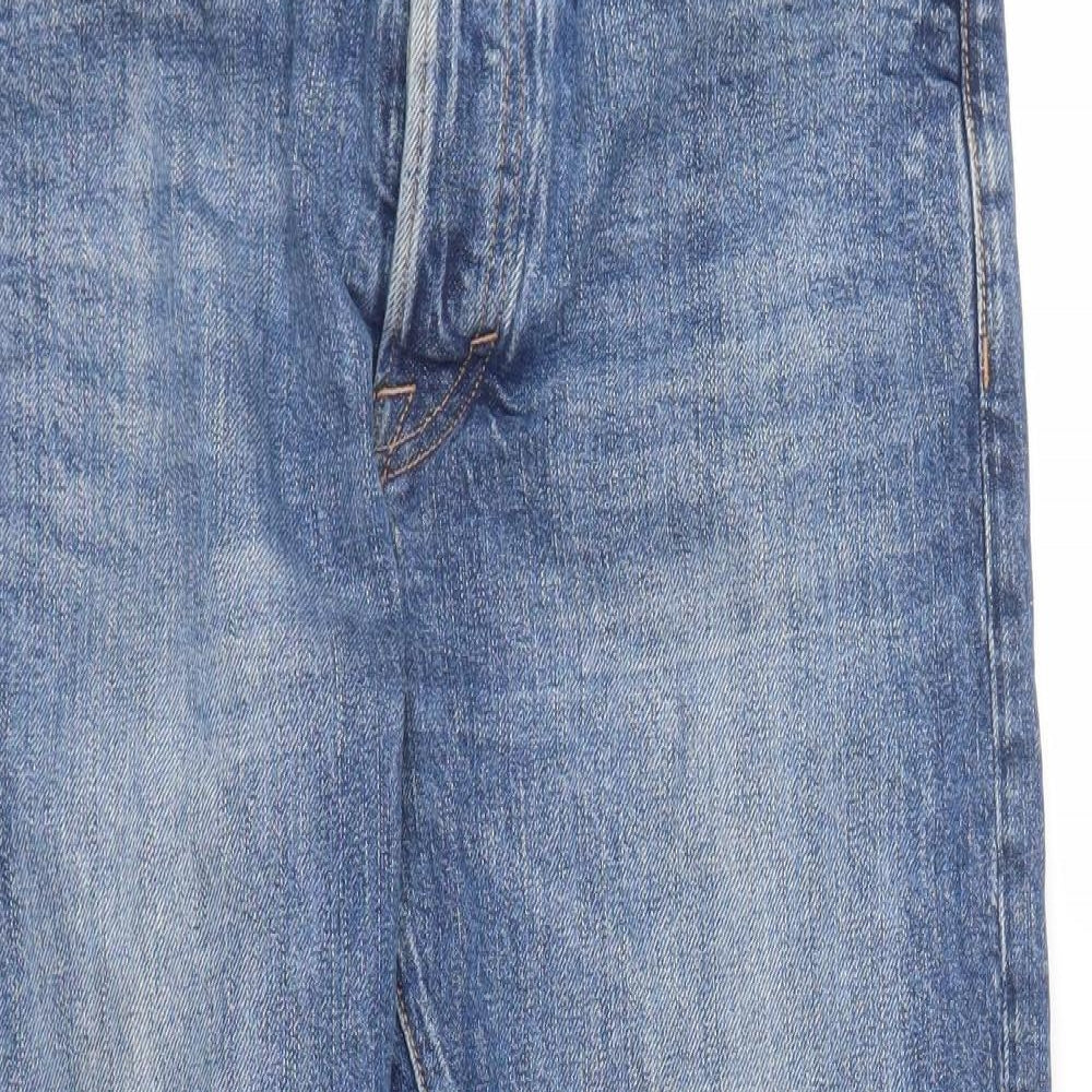 H&M Mens Blue  Denim Straight Jeans Size 30 in L25 in