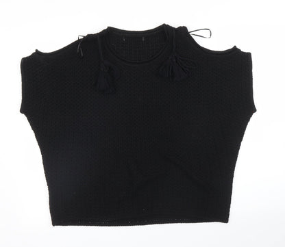 Womens UK Size M NEXT Black Pullover Jumper