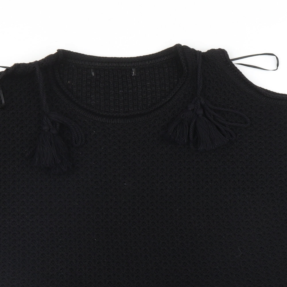 Womens UK Size M NEXT Black Pullover Jumper