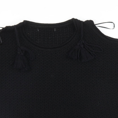 Womens UK Size M NEXT Black Pullover Jumper