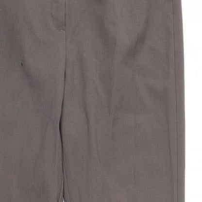 Womens UK Size 12 M&S Regular Fit  Brown Trousers