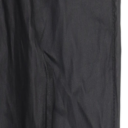 Womens UK Size 12 Very Regular Fit Carrot Black Trousers