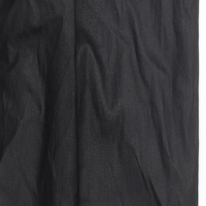 Womens UK Size 12 Very Regular Fit Carrot Black Trousers