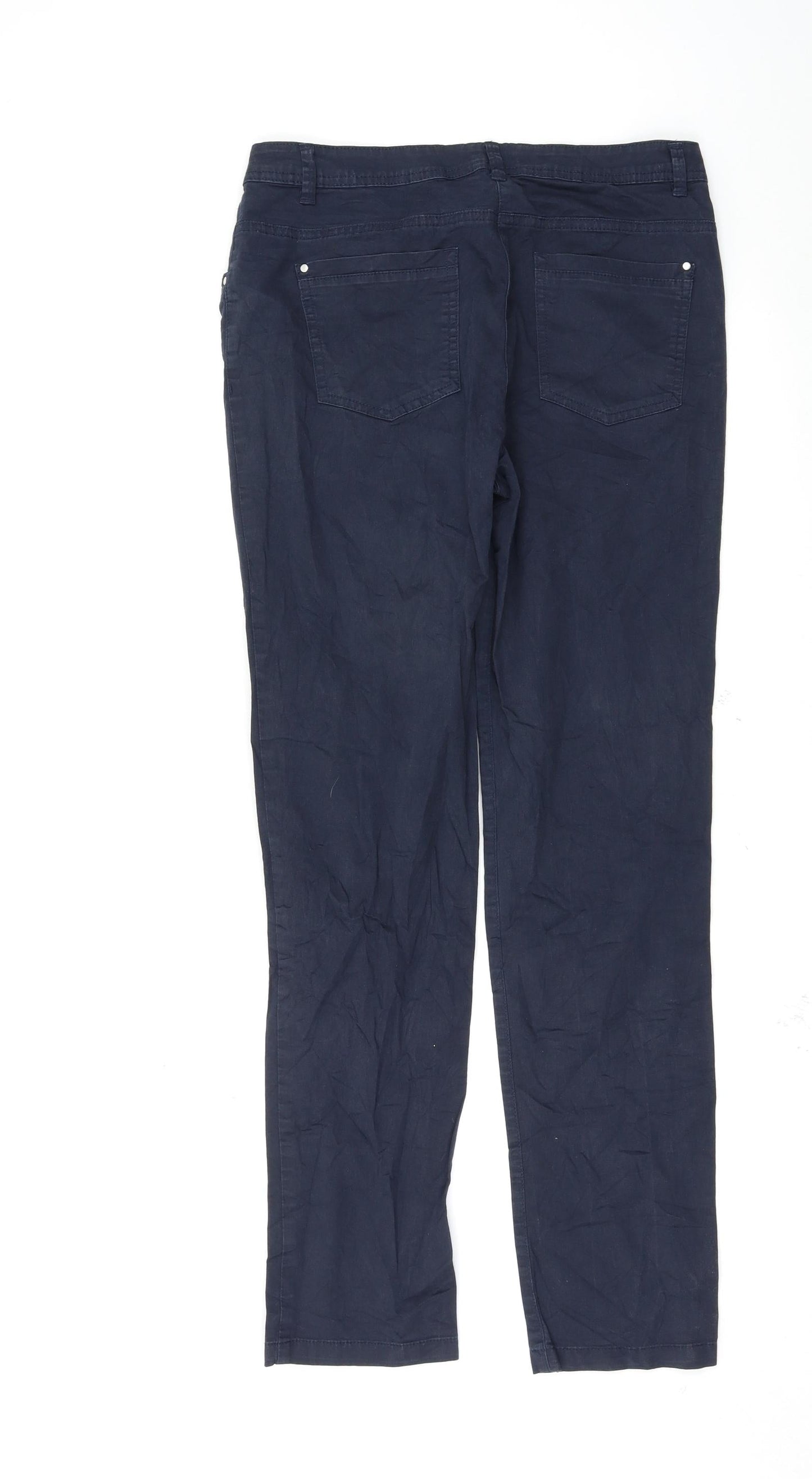 made for you Womens Blue   Trousers  Size 36 L30 in