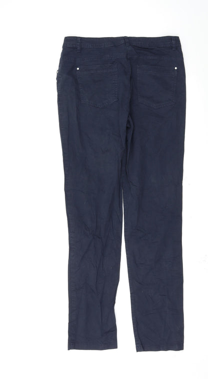 made for you Womens Blue   Trousers  Size 36 L30 in