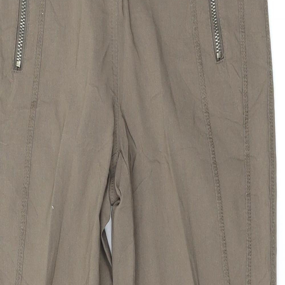 Mingel Womens Brown   Trousers  Size 10 L26 in