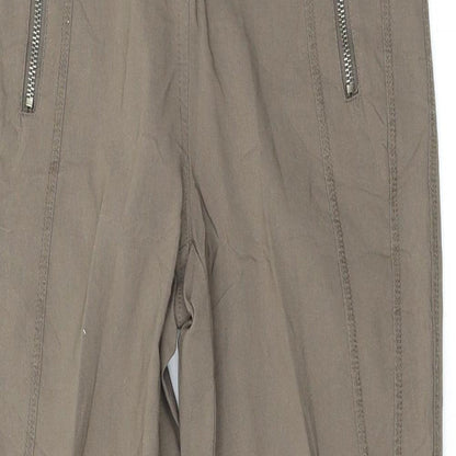 Mingel Womens Brown   Trousers  Size 10 L26 in