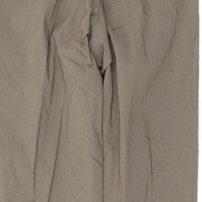 Mingel Womens Brown   Trousers  Size 10 L26 in