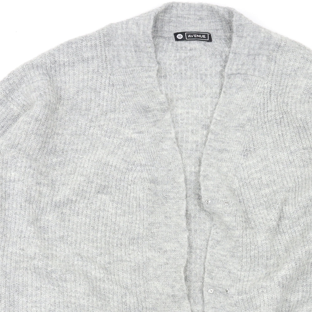 Avenue Womens Grey   Cardigan Jumper Size 10