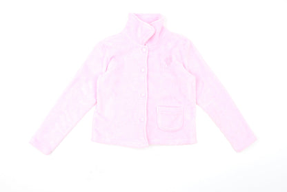 Additional front view of Camille women’s pink jacket, size UK 12