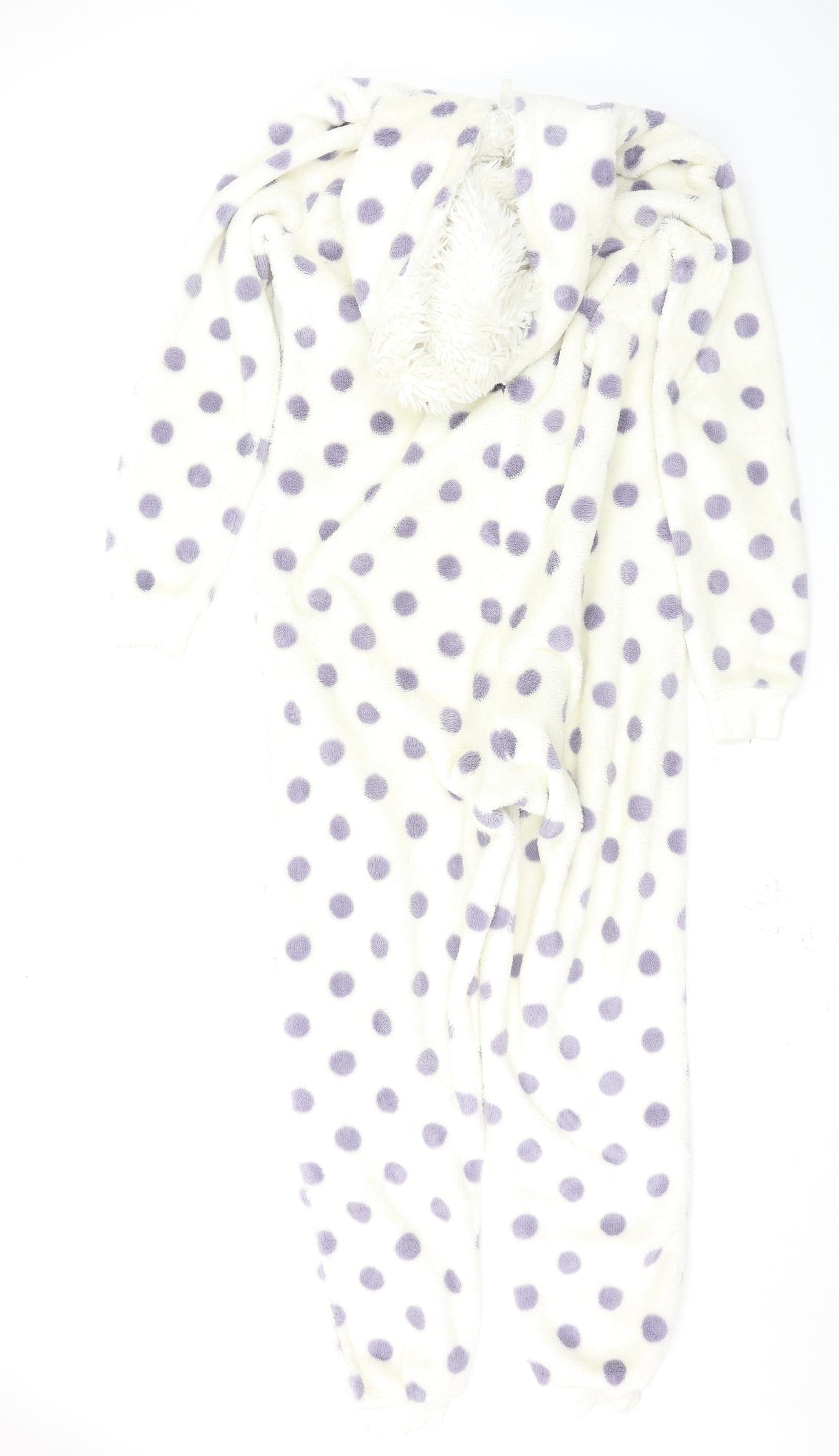 Dorothy Perkins Womens White Polka Dot  Top One Piece Size M