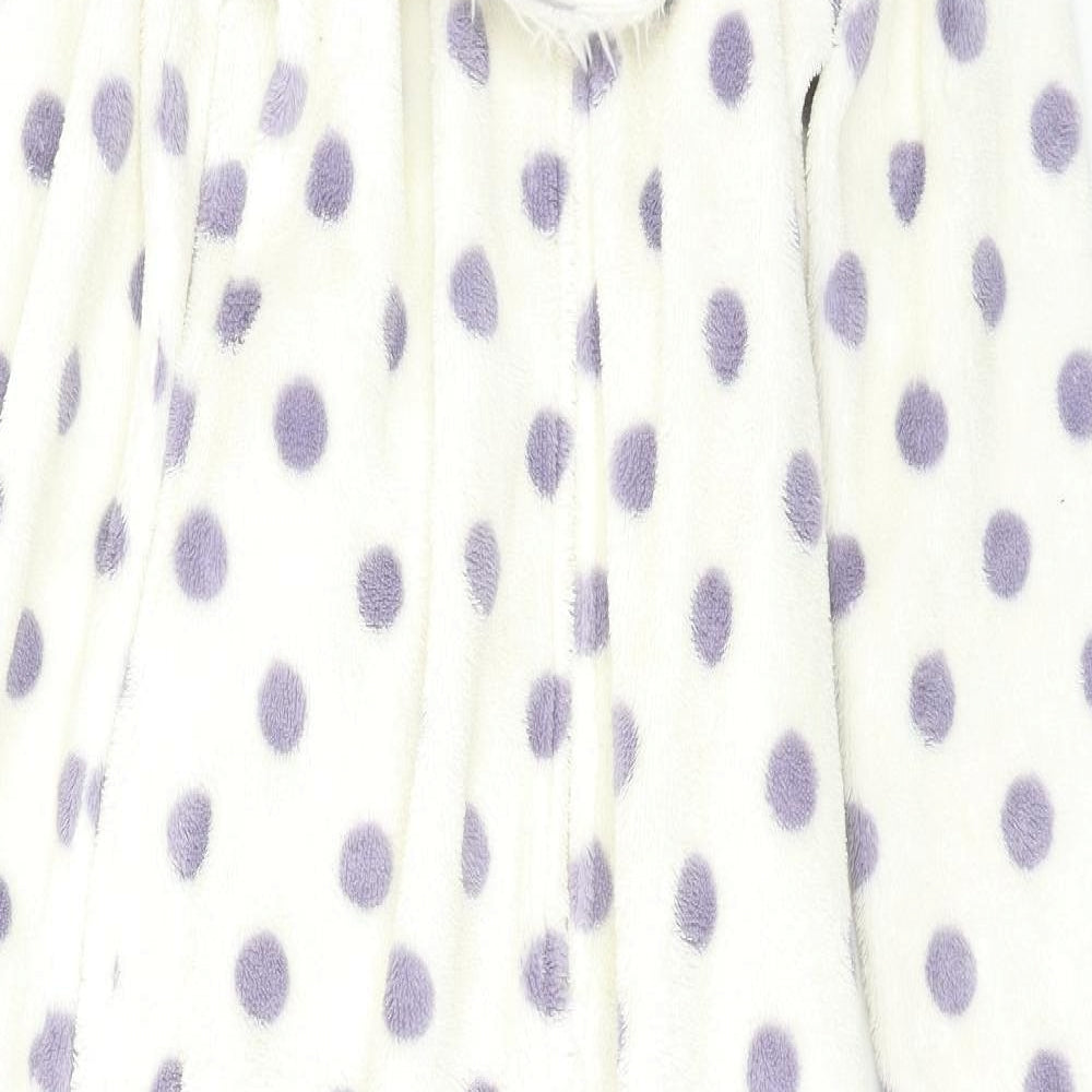Dorothy Perkins Womens White Polka Dot  Top One Piece Size M