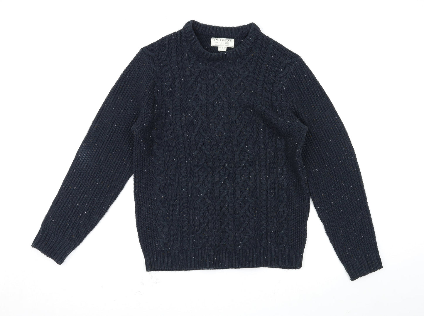 F&F Mens Blue   Pullover Jumper Size M