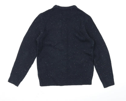 F&F Mens Blue   Pullover Jumper Size M