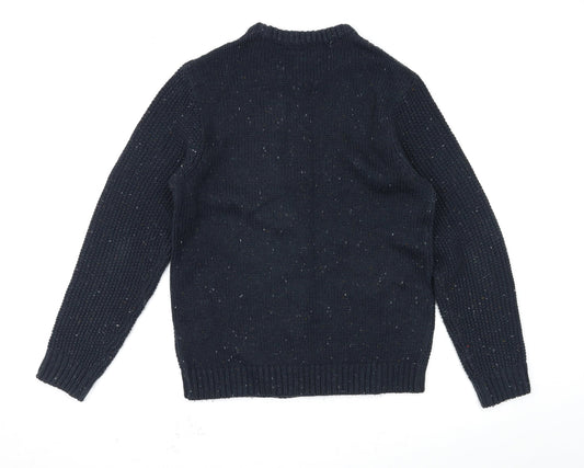 F&F Mens Blue   Pullover Jumper Size M