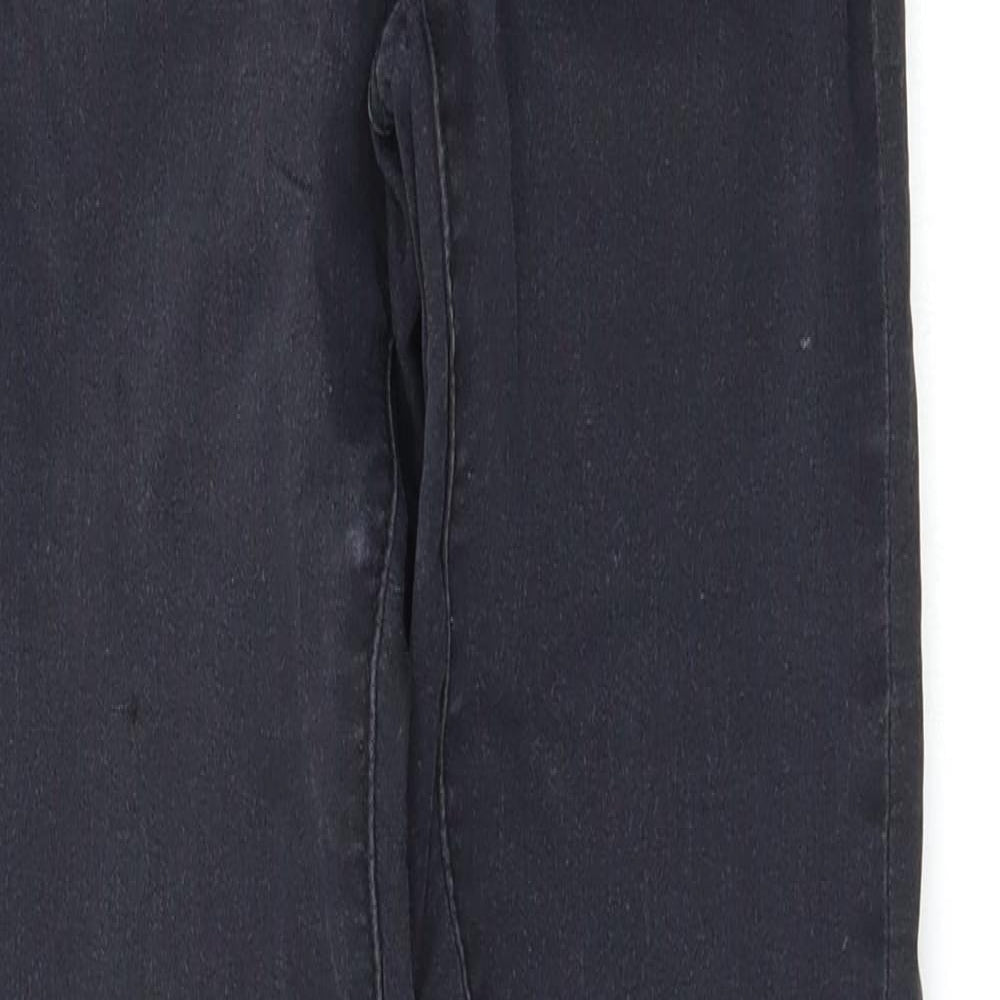 Denim & Co. Womens Black   Skinny Jeans Size 8 L31 in