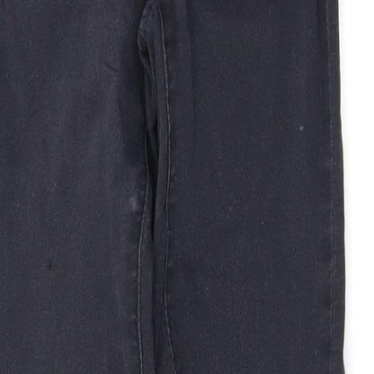 Denim & Co. Womens Black   Skinny Jeans Size 8 L31 in