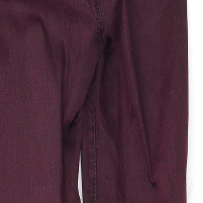 Topshop Womens Purple   Skinny Jeans Size 28 L32 in