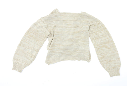 SheIn Womens Beige   Pullover Jumper Size S