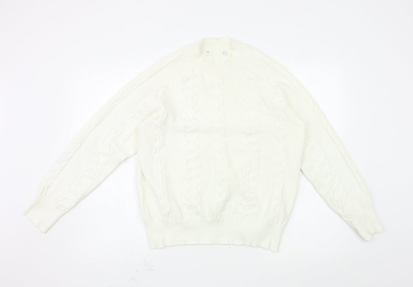 Womens UK Size 14 Very White Pullover Jumper