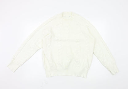 Womens UK Size 14 Very White Pullover Jumper