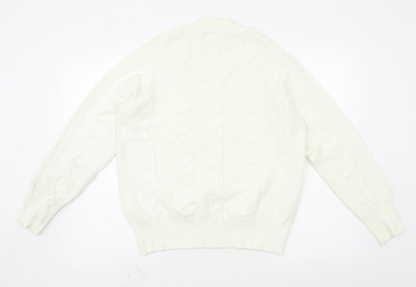 Womens UK Size 14 Very White Pullover Jumper