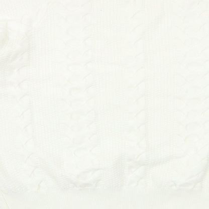 Womens UK Size 14 Very White Pullover Jumper