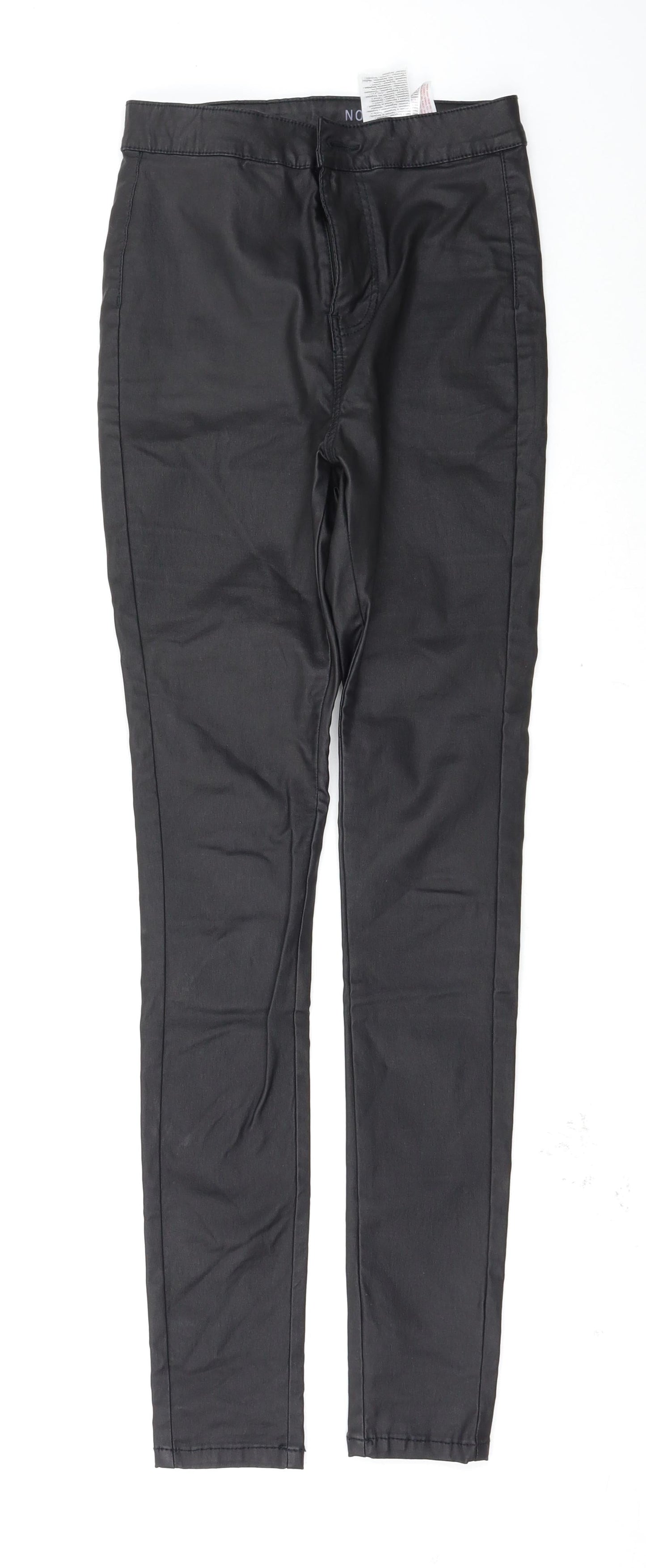 Womens UK Size S Noisy may Regular Fit Jegging Black Trousers