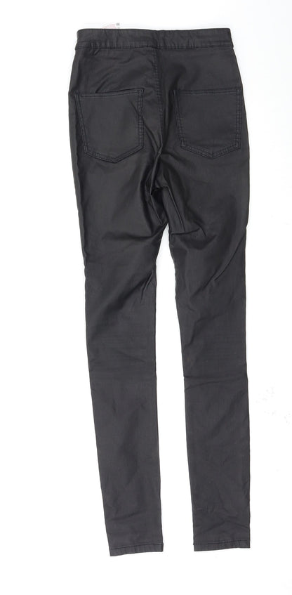 Womens UK Size S Noisy may Regular Fit Jegging Black Trousers