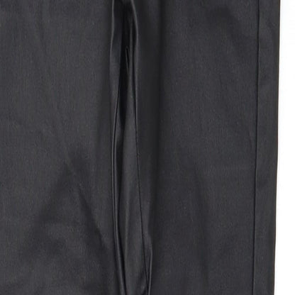 Womens UK Size S Noisy may Regular Fit Jegging Black Trousers