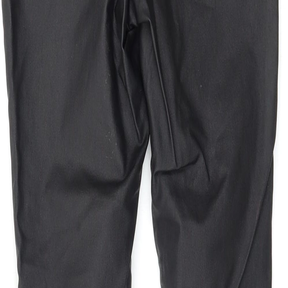 Womens UK Size S Noisy may Regular Fit Jegging Black Trousers