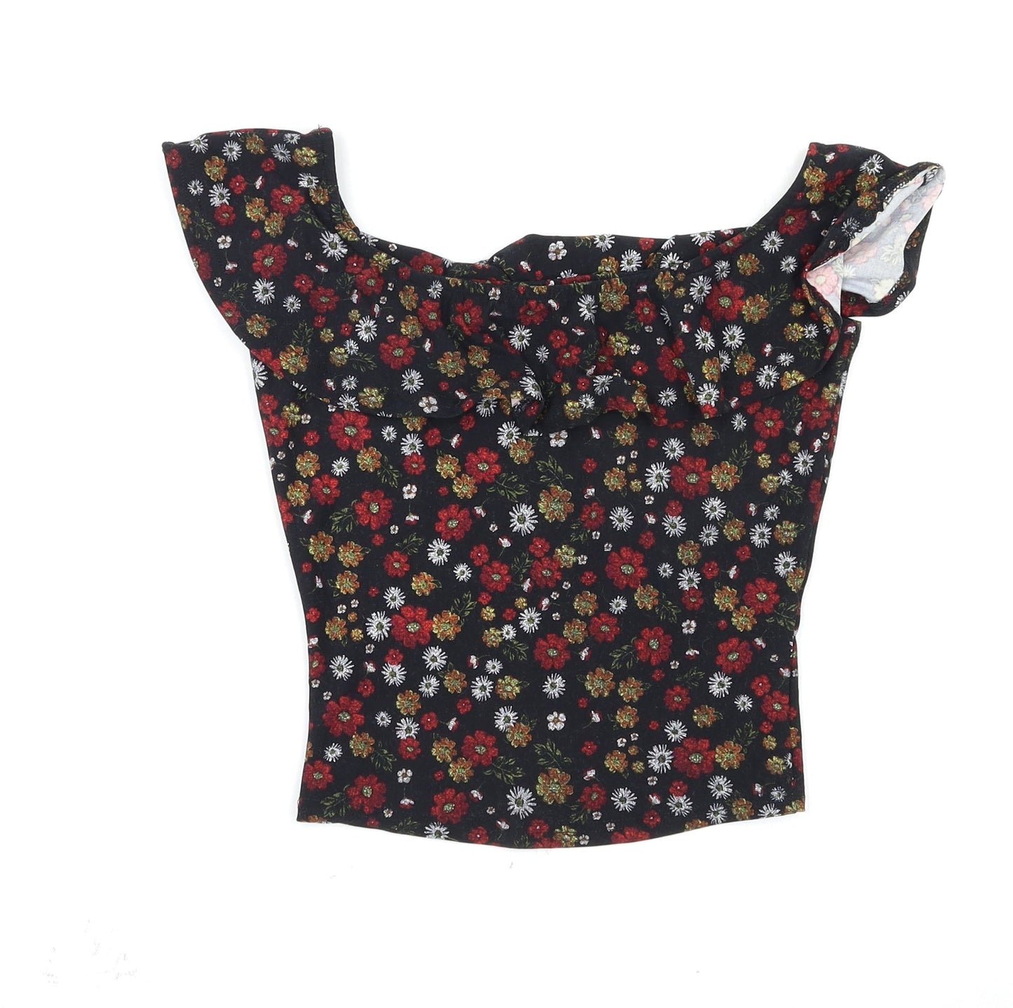 mrp Womens Multicoloured Floral  Basic Blouse Size 6