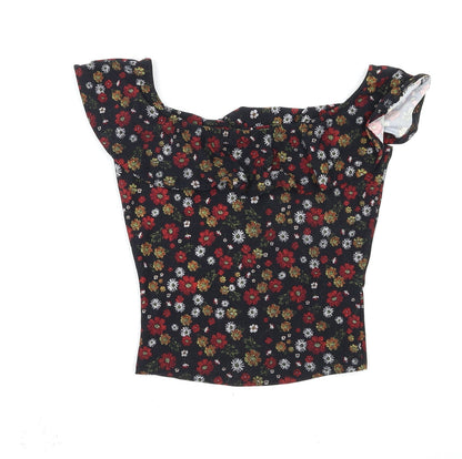 mrp Womens Multicoloured Floral  Basic Blouse Size 6
