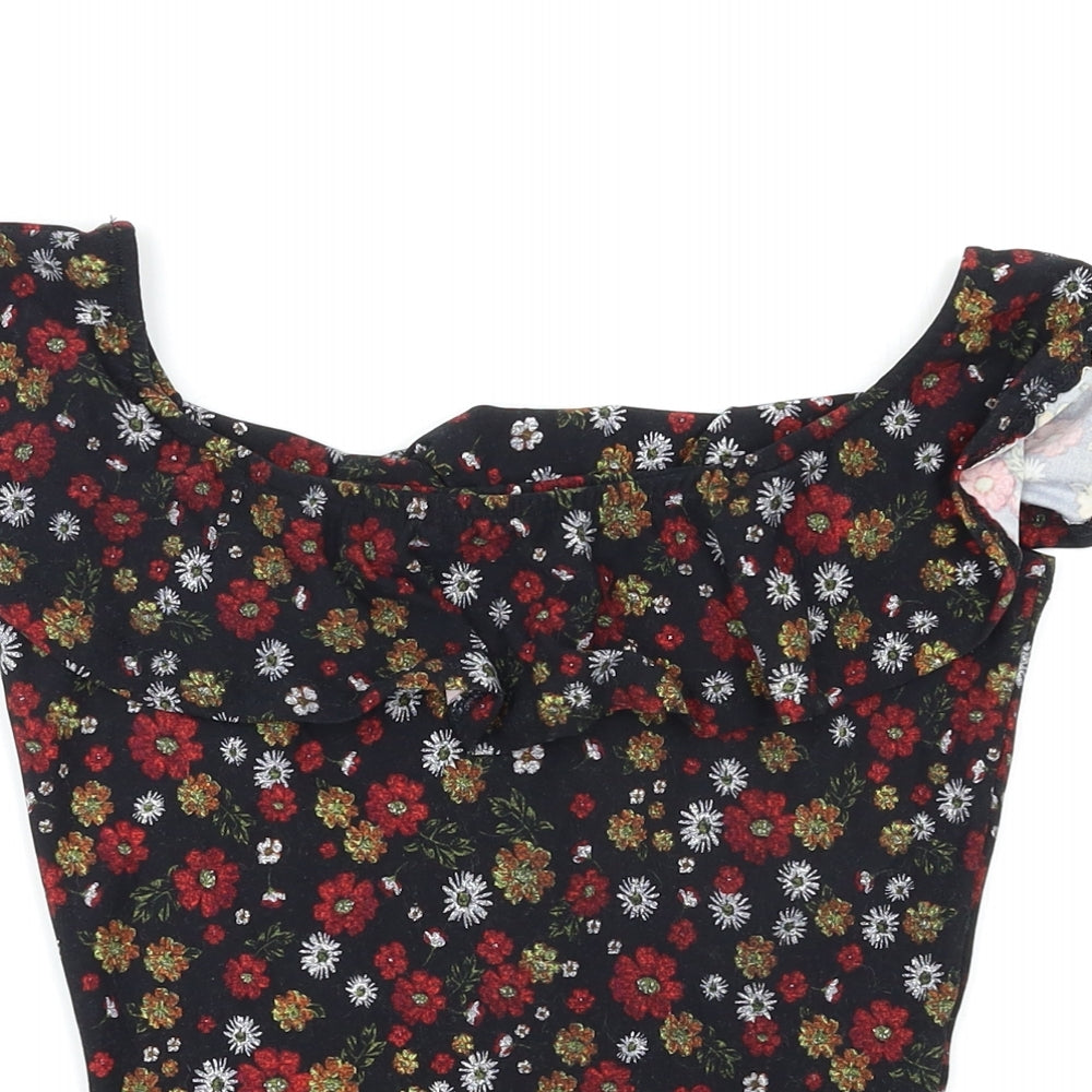 mrp Womens Multicoloured Floral  Basic Blouse Size 6