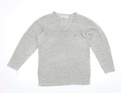 Classic Essentials Womens Grey   Pullover Jumper Size 12