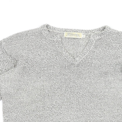 Classic Essentials Womens Grey   Pullover Jumper Size 12