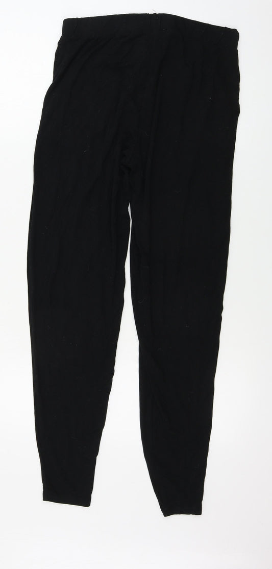 Womens UK Size 10 NEXT Regular Fit  Black Trousers