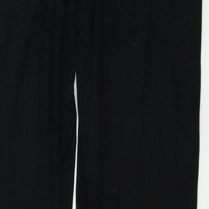 Womens UK Size 10 NEXT Regular Fit  Black Trousers