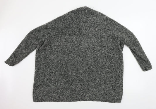 Womens UK Size 12 Atmosphere Grey Cardigan Jumper