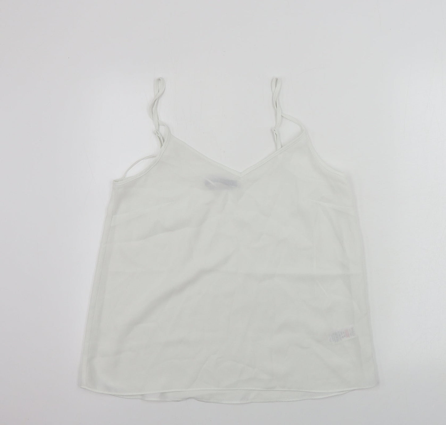 Womens UK Size 12 Marks and Spencer White Basic Blouse