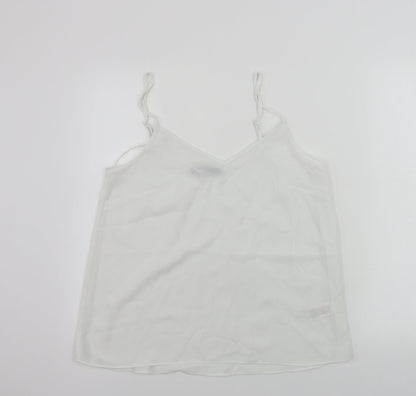 Womens UK Size 12 Marks and Spencer White Basic Blouse