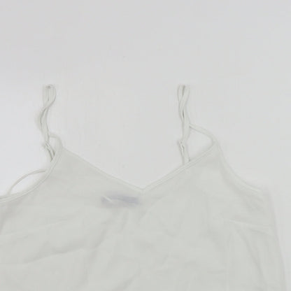 Womens UK Size 12 Marks and Spencer White Basic Blouse
