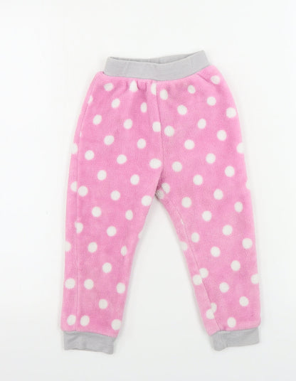 PJ Collections  Girls Pink   Sweatpants Trousers Size 3-4 Years